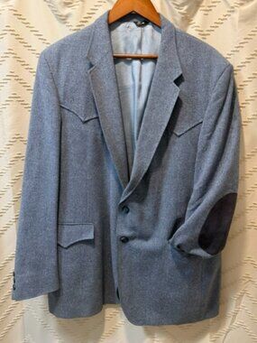 Hi-Sierra Vintage Western Sport Coat sz 40 Men Cowboy Rockabilly Ranchwear USA